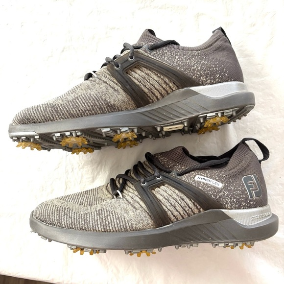 NWOT FootJoy Hyperflex Golf Shoe in Charcoal and Grey SZ 8 M main image 9